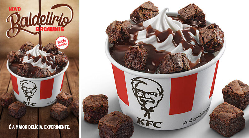 Baldelírio Brownie Kfc Inova Com O Lançamento Desta Irresistível