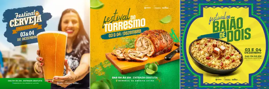 Memorial da América Latina recebe Festival de Baião de Dois, Torresmo e  Cerveja Artesanal