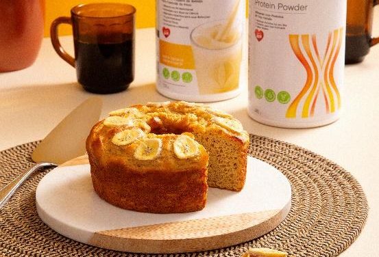 Bolo de banana fit