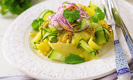 Salada de pepino com manga: receita fresca e surpreendente!